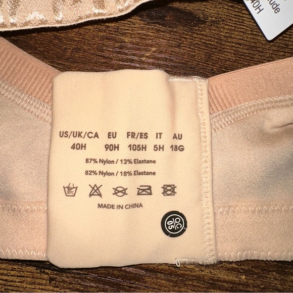 Wingslove Bra Womens 40H Beige Full Coverage Minimizer Wirefree Non Padded NEW - Picture 3 of 7